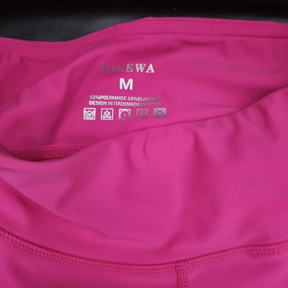 Bikewa Womens Sz M 4D Padded Bike Shorts Riding Spin Cycling Shorts - Picture 8 of 12